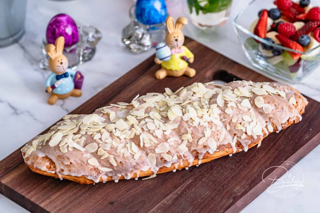 Sweet brioche as Easter bread - one of our top Easter recipes - made with yeast