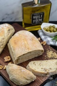 Simple ciabatta recipe - delicious Italian bread as a dinner bread - best and easy ciabatta recipe for delicious Italian bread as dinner bread with salad, barbecue, pasta or even pure with olive oil,